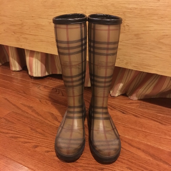 burberry rain boots kids purple